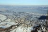 Luftaufnahme Kanton Zug/Rotkreuz/Rotkreuz im Schnee - Foto Rotkreuz ZG 6034